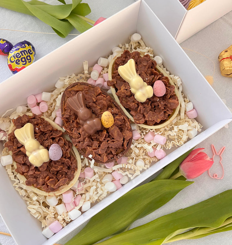 Brownie Stuffed Easter Eggs