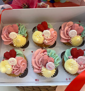 Valentine’s cupcake box