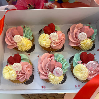 Valentine’s cupcake box
