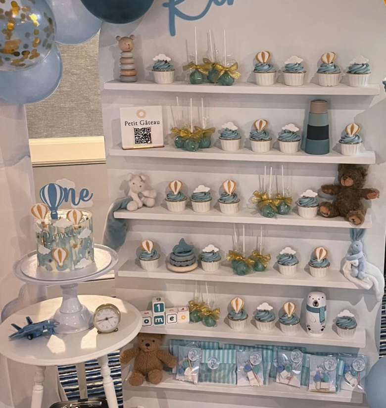 Cupcake wall hire