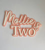 Double Layered Acrylic Topper