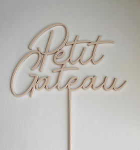 Single Layered Acrylic Topper