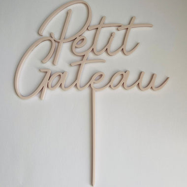 Single Layered Acrylic Topper